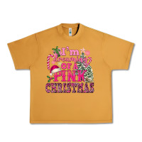 Peanut Butter I Am Dreaming Of A Pink Christmas Urban Heavy Tee - FaDigitalArtStudio