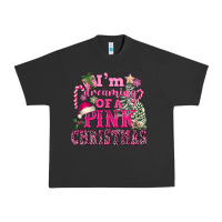 Pigment Black I Am Dreaming Of A Pink Christmas Urban Heavy Tee - FaDigitalArtStudio