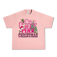 Salmon I Am Dreaming Of A Pink Christmas Urban Heavy Tee - FaDigitalArtStudio
