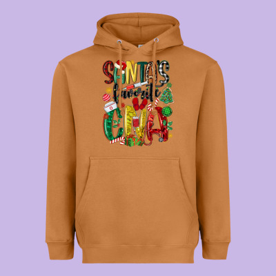 Santas Favorite Cna Nurse Heavyweight Hoodie Designed By Maliassmallbusiness