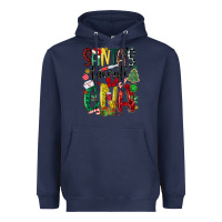 Navy santas favorite cna nurse Heavyweight Hoodie - MaliasSmallBusiness