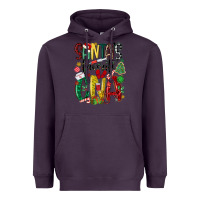 Plum santas favorite cna nurse Heavyweight Hoodie - MaliasSmallBusiness