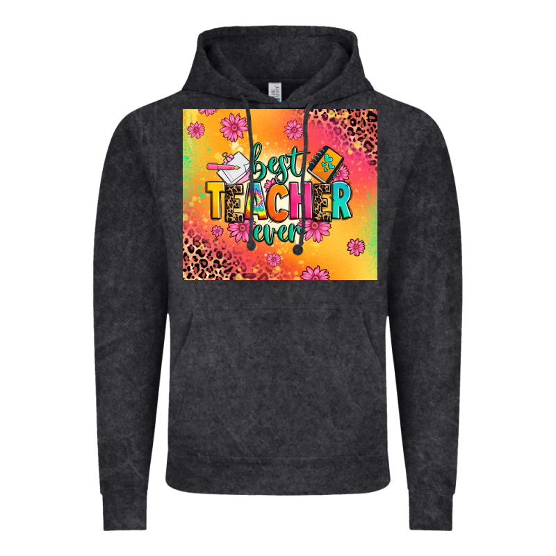 Best Teacher Ever Vintage Hoodie by Zillion Design Studio | Teevron