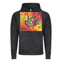 Vintage Black best teacher ever Vintage Hoodie - Zillion Design Studio