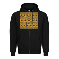 Black leopard glitter sunflower tumbler Zipper Hoodie - Jasminsmagicworld