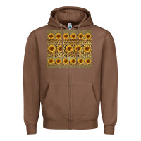 Chestnut leopard glitter sunflower tumbler Zipper Hoodie - Jasminsmagicworld