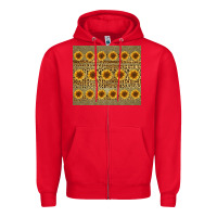 Red leopard glitter sunflower tumbler Zipper Hoodie - Jasminsmagicworld