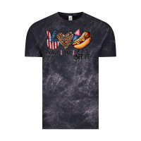 Cloud Black peace love let's get it Vintage Tee - CowhideDigitalArt