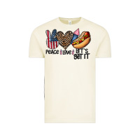 Vintage Arctic peace love let's get it Vintage Tee - CowhideDigitalArt