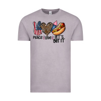 Peace Love Let's Get It Vintage Tee | Teevron