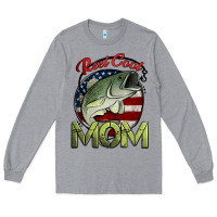 Heather Grey reel cool mom fishing Long Sleeve Tee - Jasminsmagicworld