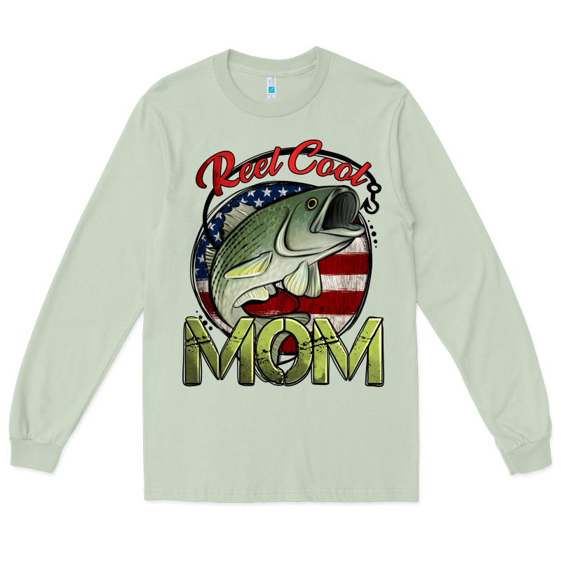 Reel Cool Mom Fishing Long Sleeve Tee by Jasminsmagicworld | Teevron