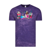 Cloud Purple hair stylist coffee cup Vintage Tee - AdoDesignShop
