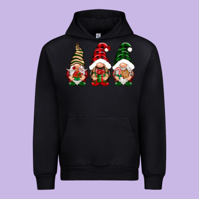 Christmas Gnomes Urban Hoodie Designed By Nancycooperartshop