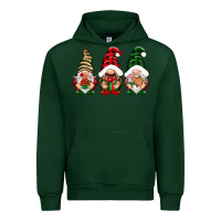 Foreset Green Christmas gnomes Urban Hoodie - NancyCooperArtShop