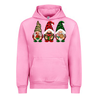 Fuchsia Pink Christmas gnomes Urban Hoodie - NancyCooperArtShop
