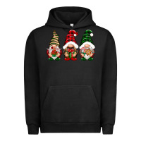 Pigment Black Christmas gnomes Urban Hoodie - NancyCooperArtShop