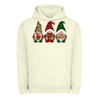 Pigment Pistachio Christmas gnomes Urban Hoodie - NancyCooperArtShop