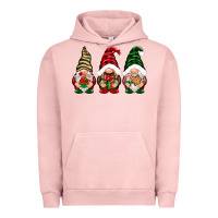 Pigment Salmon Christmas gnomes Urban Hoodie - NancyCooperArtShop