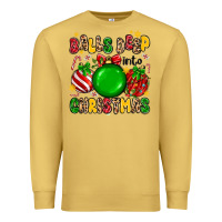 Antique Gold balls deep into christmas Premium Sweatshirt - MaliasSmallBusiness