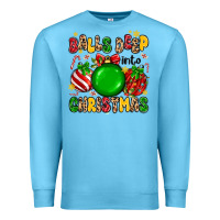 Ocean Blue balls deep into christmas Premium Sweatshirt - MaliasSmallBusiness