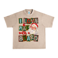 French Oak I Love A Man With A Beard Urban Heavy Tee - FaDigitalArtStudio