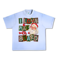 Grape Ice I Love A Man With A Beard Urban Heavy Tee - FaDigitalArtStudio