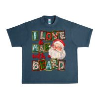 Midnight Navy I Love A Man With A Beard Urban Heavy Tee - FaDigitalArtStudio