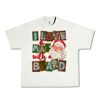 Pistachio I Love A Man With A Beard Urban Heavy Tee - FaDigitalArtStudio