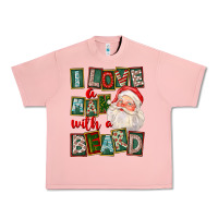 Salmon I Love A Man With A Beard Urban Heavy Tee - FaDigitalArtStudio