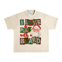 Sandshell I Love A Man With A Beard Urban Heavy Tee - FaDigitalArtStudio