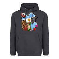 Smoke Argentina hearts Heavyweight Hoodie - NancyCooperArtShop