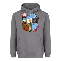 Storm Argentina hearts Heavyweight Hoodie - NancyCooperArtShop