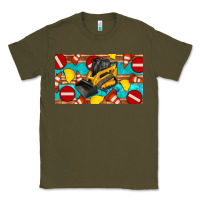 Army Green skidsteer sippy Classic Tee - Artiststas