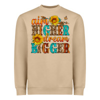 Mushroom aim higher dream bigger Heavyweight Sweatshirt - HRA Design Shop