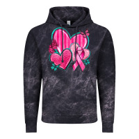 Cloud Black Breast Cancer Hearts Vintage Hoodie - texasbilliewilder
