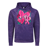 Cloud Purple Breast Cancer Hearts Vintage Hoodie - texasbilliewilder