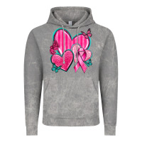 Cloud Rock Breast Cancer Hearts Vintage Hoodie - texasbilliewilder