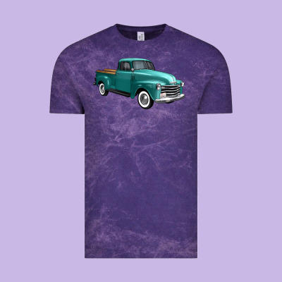Western Truck 34 View Vintage Tee Designed By Fadigitalartstudio