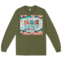 Army Green nurse in progress tumbler Long Sleeve Tee - BundleAndBundleShop