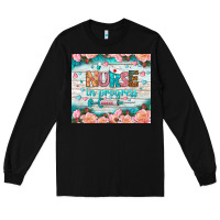 Black nurse in progress tumbler Long Sleeve Tee - BundleAndBundleShop