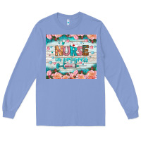 Colony Blue nurse in progress tumbler Long Sleeve Tee - BundleAndBundleShop