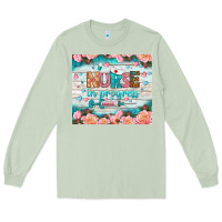Matcha nurse in progress tumbler Long Sleeve Tee - BundleAndBundleShop