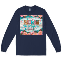 Navy nurse in progress tumbler Long Sleeve Tee - BundleAndBundleShop