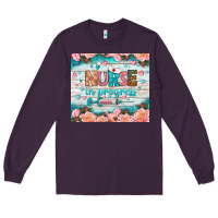 Plum nurse in progress tumbler Long Sleeve Tee - BundleAndBundleShop