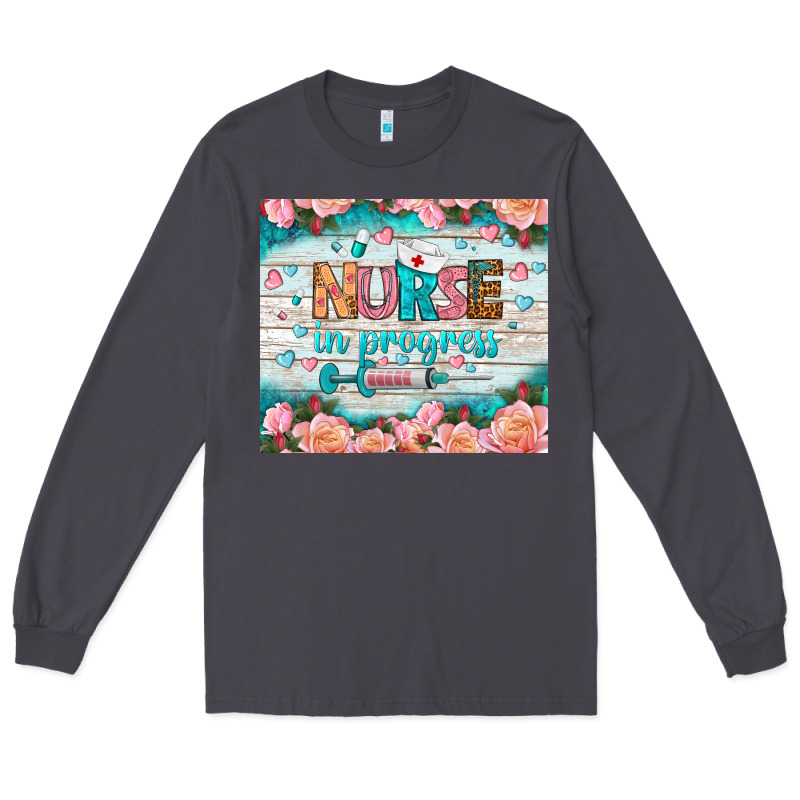 Nurse In Progress Tumbler Long Sleeve Tee by BundleAndBundleShop | Teevron