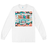 White nurse in progress tumbler Long Sleeve Tee - BundleAndBundleShop