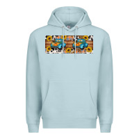 Blue Mist Fall truck Premium Hoodie - Artiststas