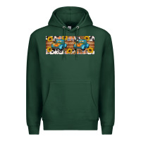 Sports Green Fall truck Premium Hoodie - Artiststas
