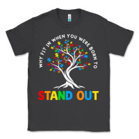 Smoke Why Fit In Autism Awareness Classic Tee - CowhideDigitalArt